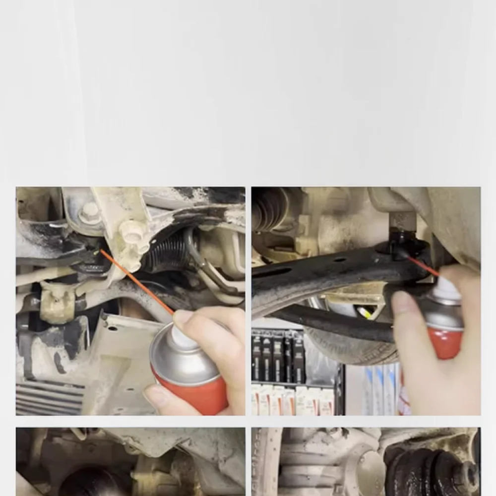 Car Chassis Rubber Care Lubricant Spray Suspension System Noise Eliminator Treatment For Lower Arm Bushing Maintenance