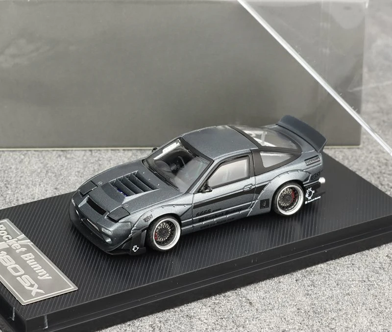 

1:64 Nissan S13 Silvia 180SX Rocket Rabbit ширококорпусная модель из сплава