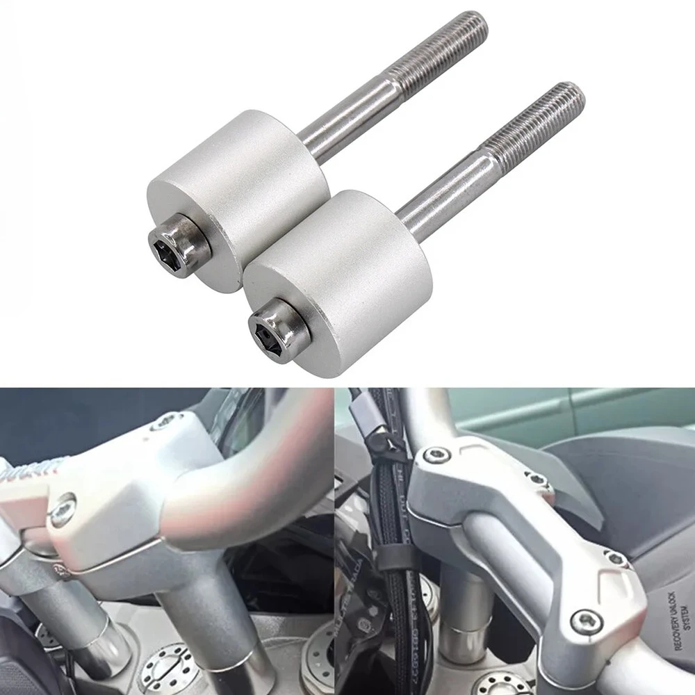 

Motorcycle Racing Handlebar Riser Bar Clamp Spacers Rise 30mm For Ducati Multistrada 1200 1200S 2015-2017 1260/1260S 950/950S