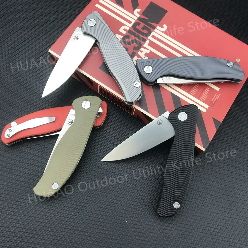 Russian Survival Pocket Knife D2 Sharp Blade Nylon Fiber Handle Outdoor Hunting Rescue Folding Tool Christmas Gift