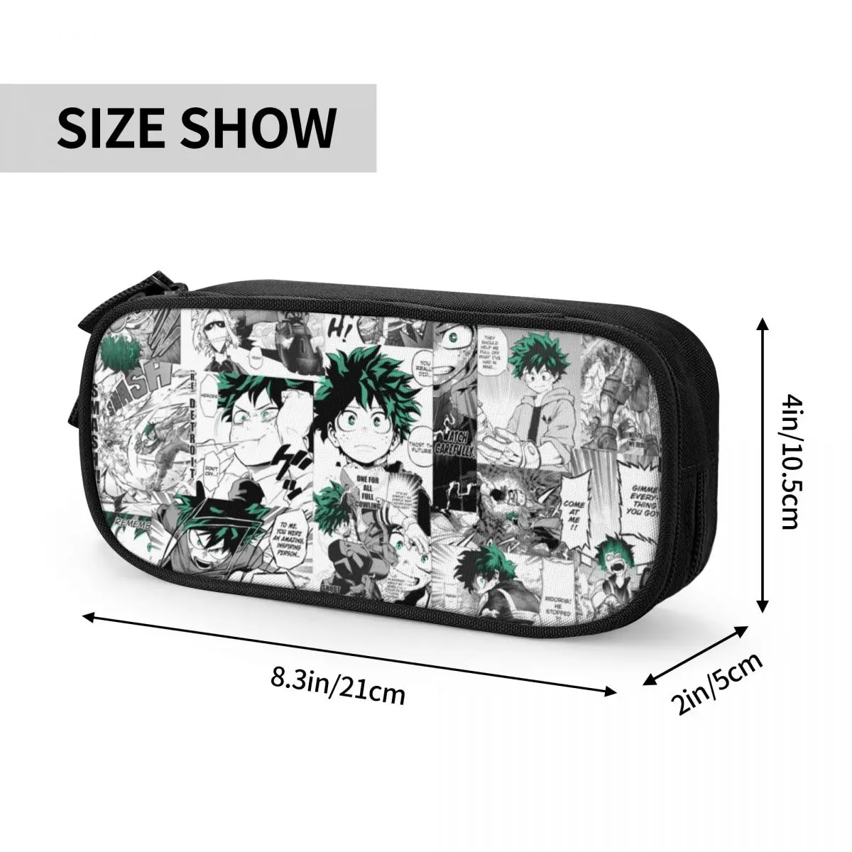 Пеналы My Hero Academy Izuku Manga, милая сумка-держатель для ручек в стиле аниме, студенческие большие пеналы для хранения офисных подарков
