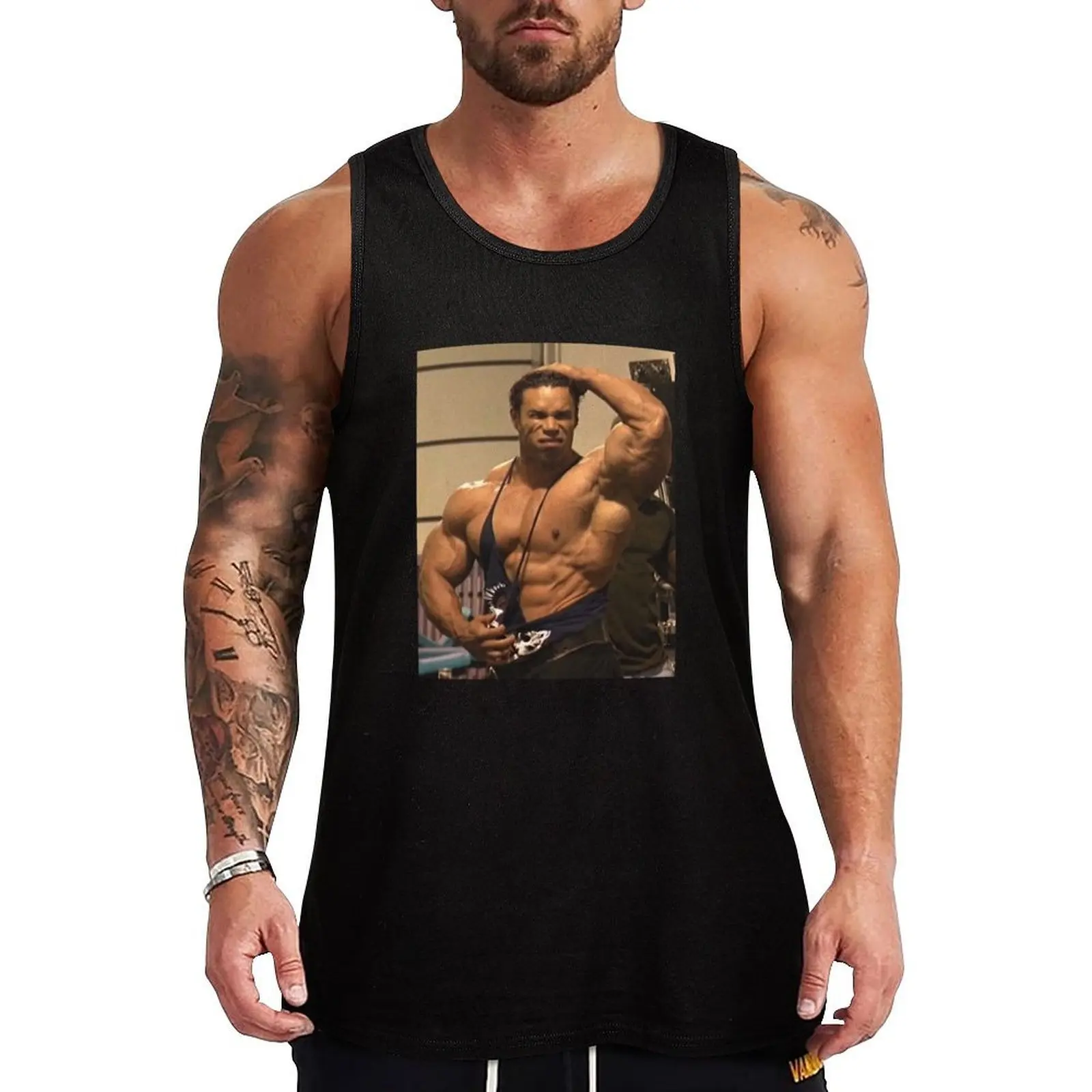 kevin levrone Tank Top Outdoor Casual Tank Top Sleeveless Loose Summer Top