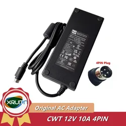 Genuine CWT 12V 10A 8.33A 120W 4PIN AC Adapter Charger for PGB EA11011D-120 EA11001E-120 Synology DiskStation Powr Supply