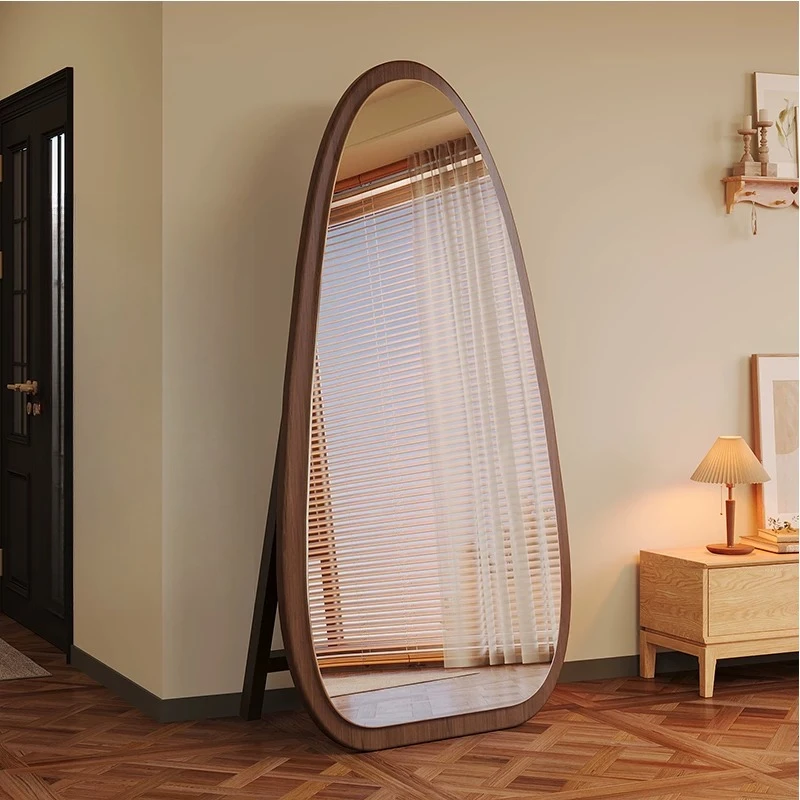 Modern Vintage Mirror Girls Aesthetic Korean Style Nordic Full Body Mirror Decoration Living Room Spiegel Wand Home Decorations