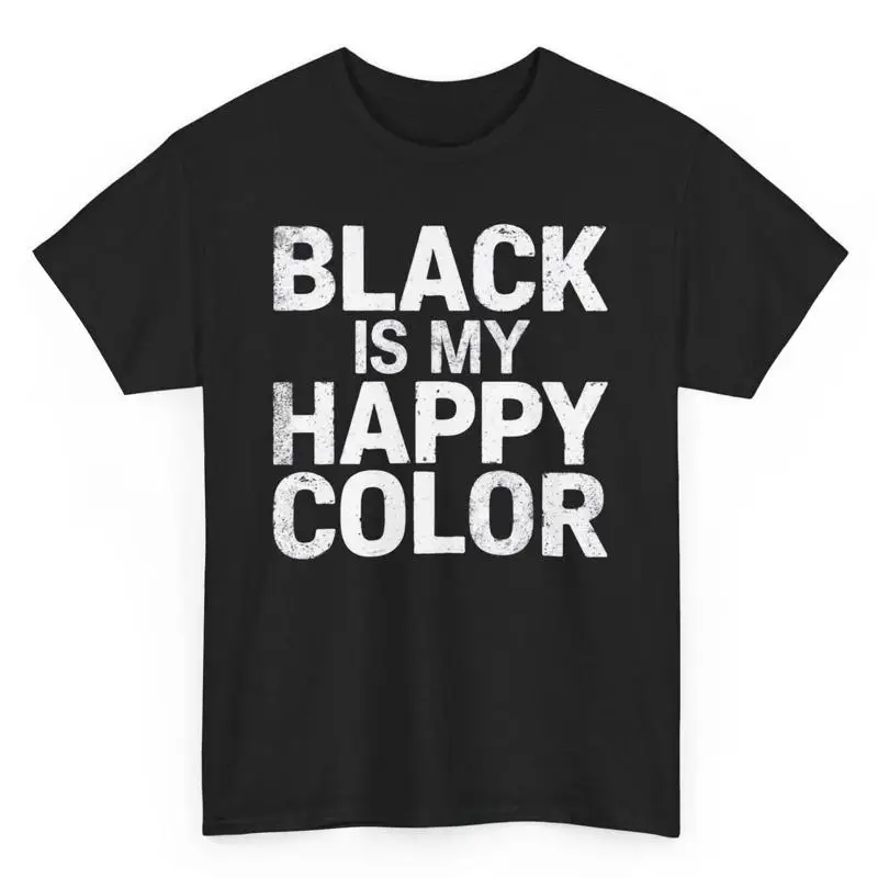 

Black Is My Favorite Color Funny Emo T Shirt Goth Novelty