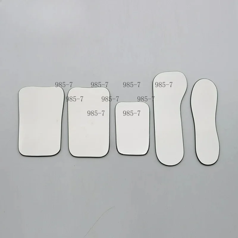 Orthodontic Photography Dental Reflectors, Double-Sided Glass Oral Reflectors 5-piece Set