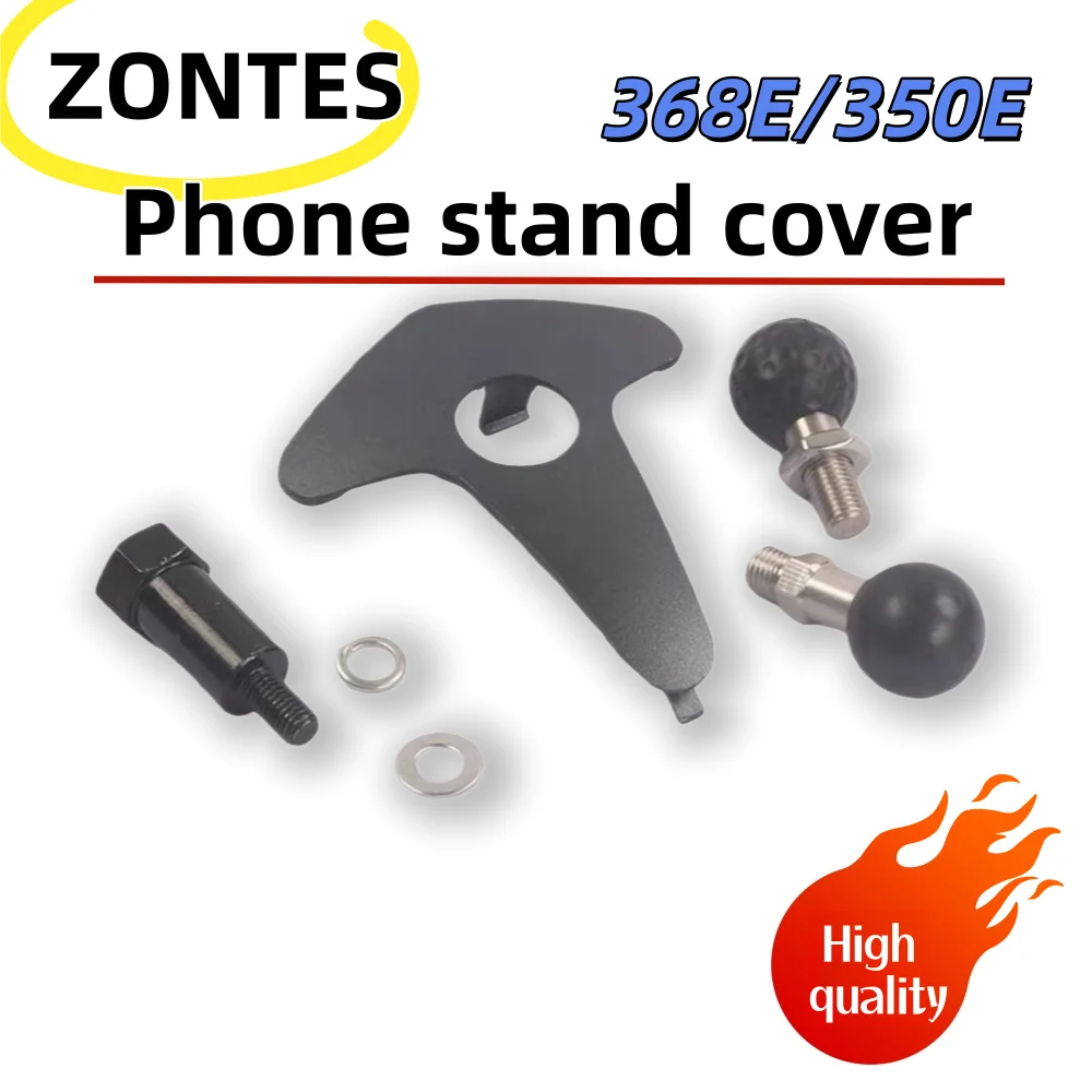 For ZONTES 368E Phone Holder Base with Perforated Top Cover, 350E Modified Phone Mounting Stand Ball Head Accessories 368e 350e