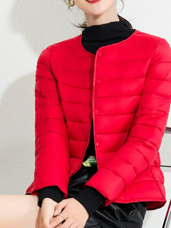 Куртка легкая для женщин, сезон зима 2023, хлопковые куртки, женское тонкое пальто, женская куртка, корейский Приталенный топ, Осень-зима, женские куртки SGG