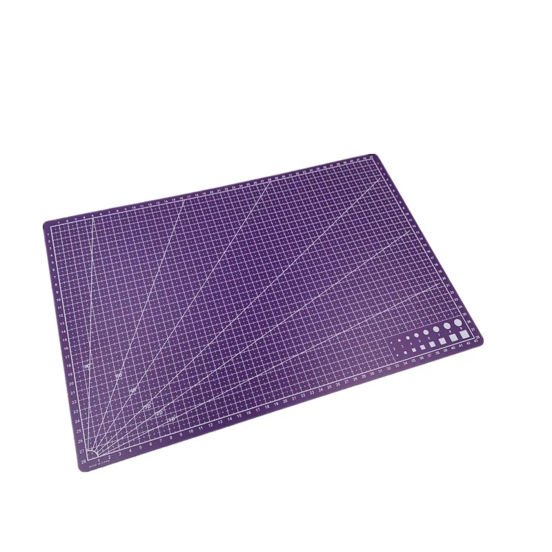 A3/A4/A5 Schneidematte PVC-Tischunterlage Leder-Schneidematte Rutschfeste Einseitige Schneidematte für Studenten DIY Selbstheilende Unterlage Werkzeug