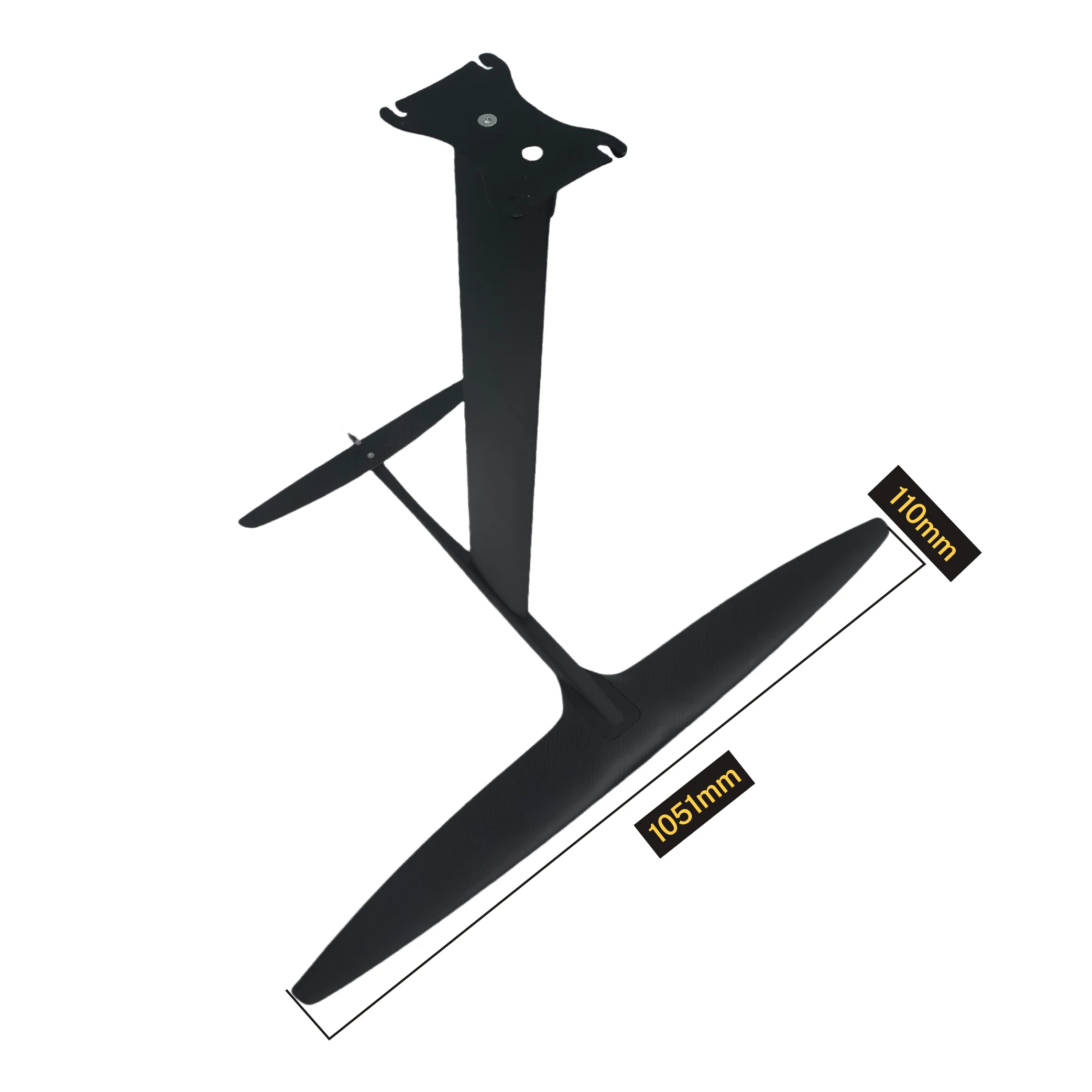 Ultra-Lightweight Carbon Fiber Hydrofoil Front Wing CY1051 Customizable Surfing Accessories