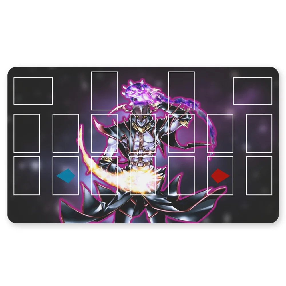 

490263 - YuGiOh Playmat Blue-eyes Ultimate Dragon Dark Magician Duel Monsters Playmats Compatible for OCG TCG CCG+Free Bag