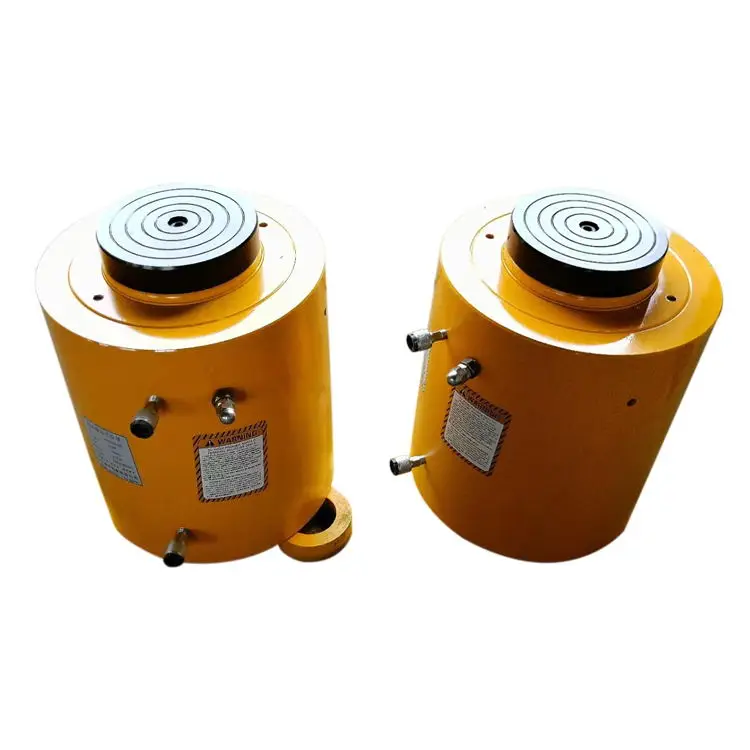 Hydraulic Lifting Jack 500 Tons Pile Load Test Double Acting Hydraulic Jack
