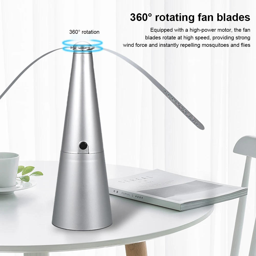 

Fly Fans for Tables Battery Powered Fly Repellent Fan Portable Outdoor Picnic Fan Bug Fan for Picnic Restaurant Party Home BBQ