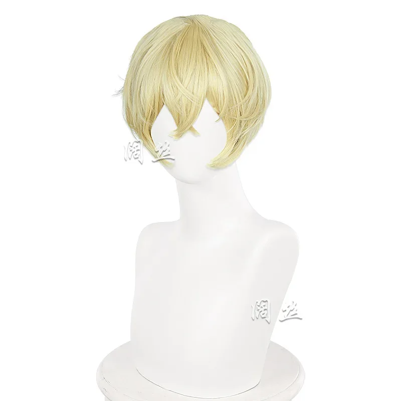 Tokyo Revengers Chifuyu Matsuno Short Wig Cosplay Costume Heat Resistant Synthetic Hair Men Women Carnival Party Wigs