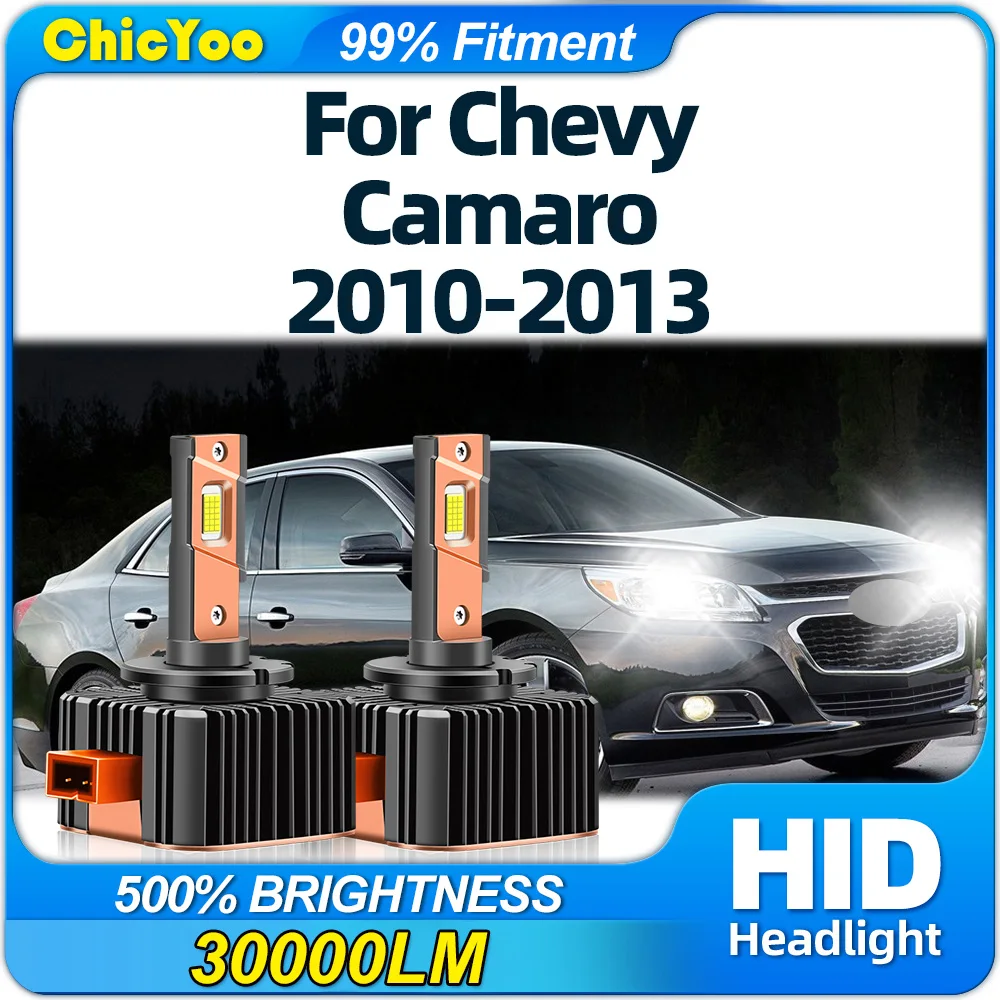 

120W LED Headlight Bulbs 30000LM HID Xenon Lights Bulbs 12V 6000K White Canbus No Error For Chevy Camaro 2010 2011 2012 2013