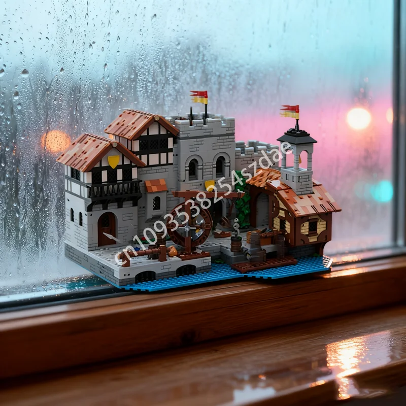 3093 قطعة MOC الأسد Knightsed هاربور القلعة نموذج اللبنات العمارة تجميع DIY بها بنفسك فكرة هدية الكريسماس لعبة الطوب عيد ميلاد #1