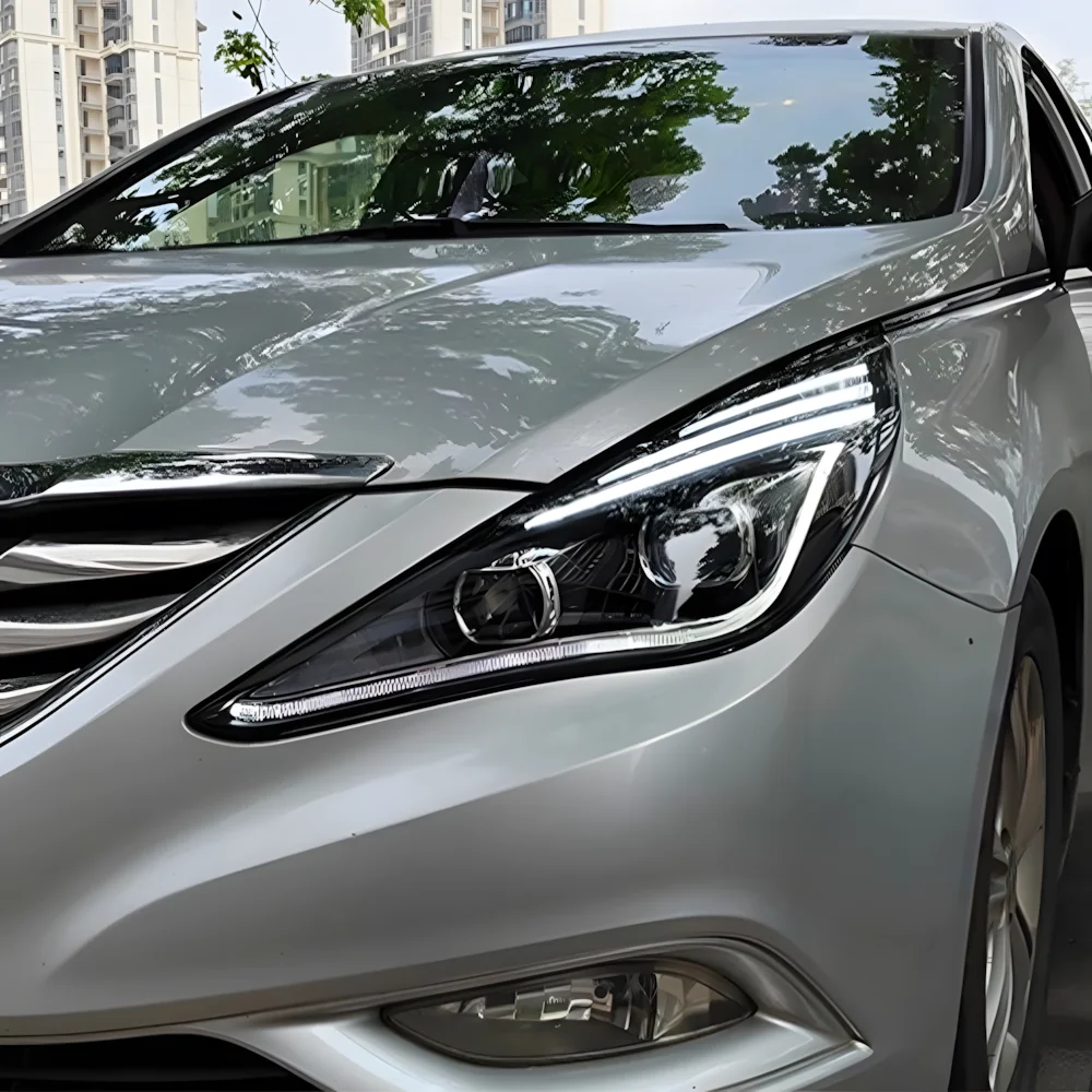 

For Hyundai Sonata 8 2011-2015 Upgrade High Configure Led Auto Headlights Assembly Projector Lens Car Front Lamps Accessories