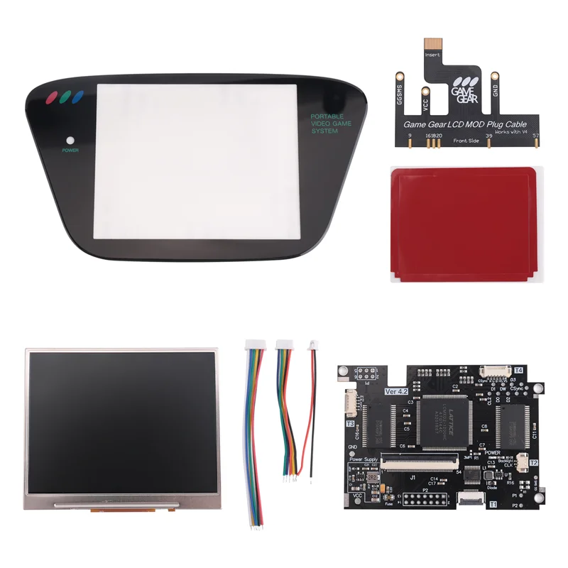 

ABVO-V4.2 OGS IPS LCD Full Screen For SEGA Game Gear GG Backlit LCD Screen For SEGA Game Gear GG Console