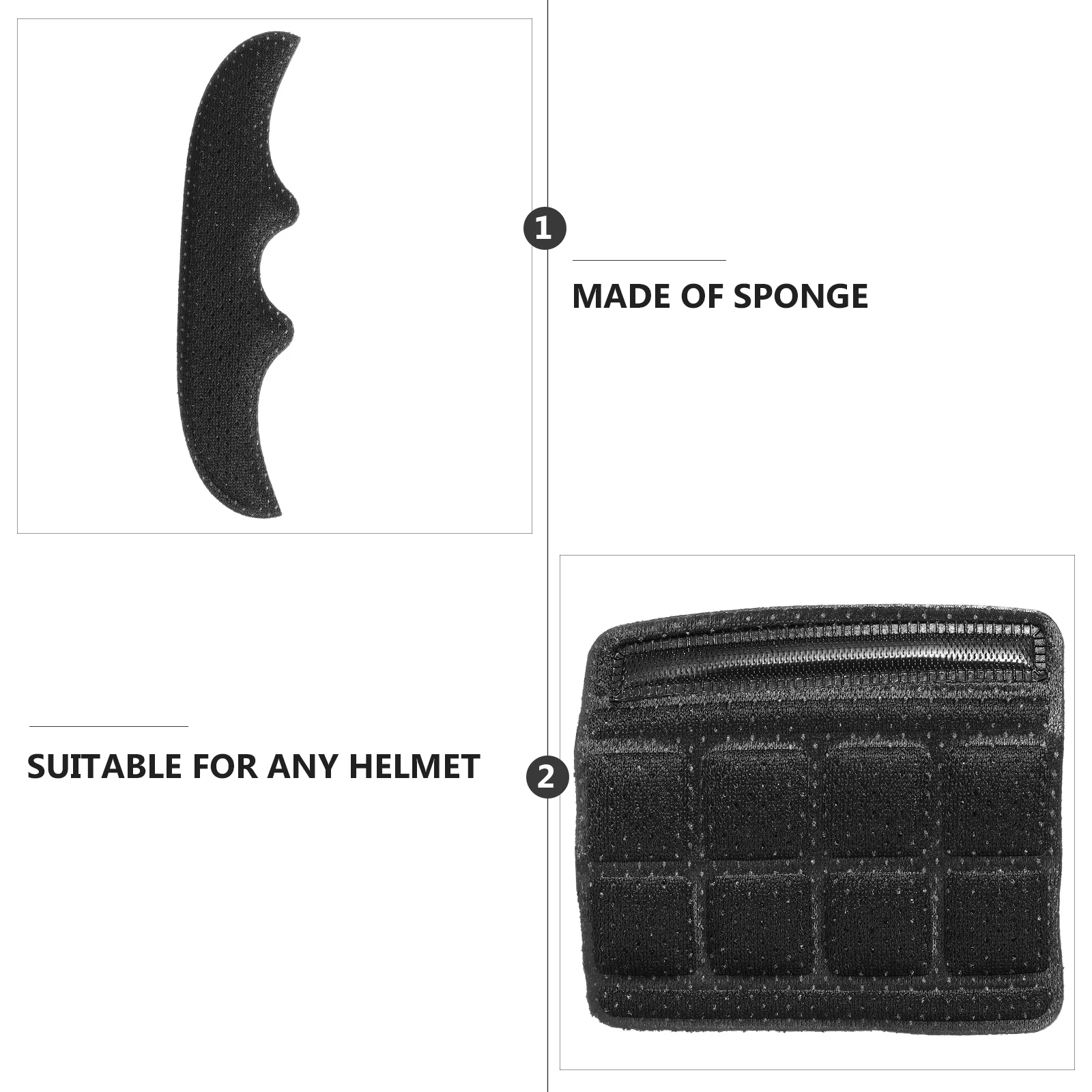 

1 set Pads Sweat-Absorbing Shockproof Inner Lining Cushion Foam Inserts for Bike Motorcycle Safety Helmets Lightweight