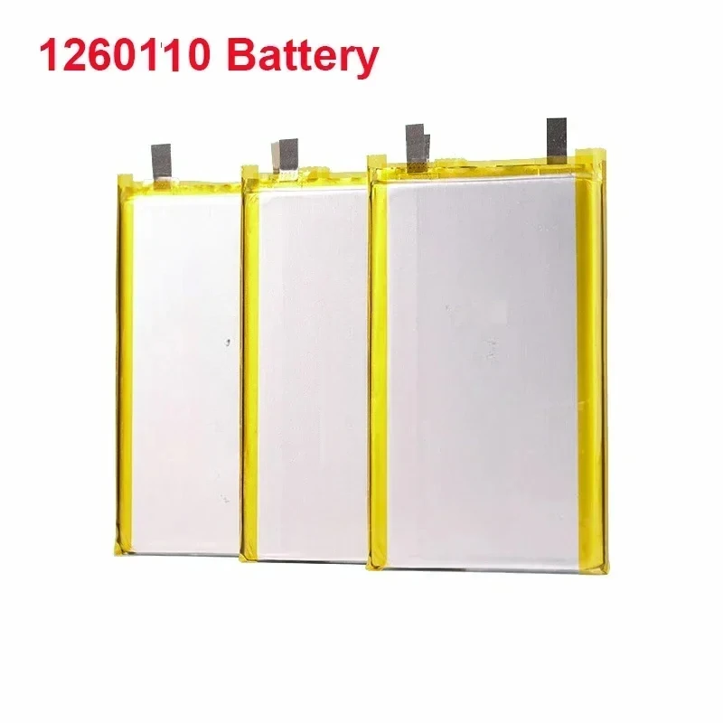 For Toy Power Bank GPS Laptop Camping Lights Diy High Qulity 3.7V 10000mAh 1260110 Rechargeable Polymer Batteries Lipo Li-Po