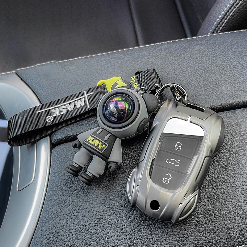 

Metal Car Remote Key Cover Case Holder shell Keychain Fob For Volkswagen VW New Magotan Passat B8 CC MK2 Variant Arteon 2023