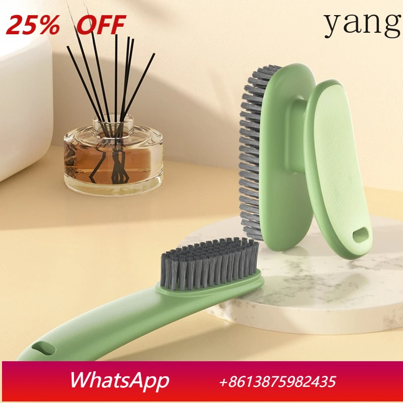 

LTT Household Shoe Washing Laundry Brush Long Handle Shoe Brush Soft Hair Multifunctional Cleaning Brush