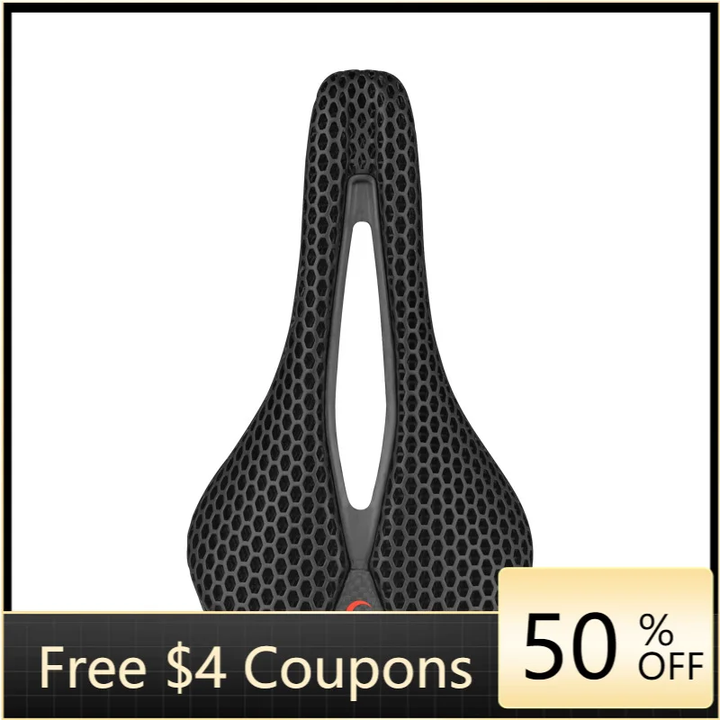 

STLF LUNJE 3D Printing Ultralight Hollow Seat Comfortable Breathable Honeycomb Cushion Carbon Fiber Bicycle Saddle
