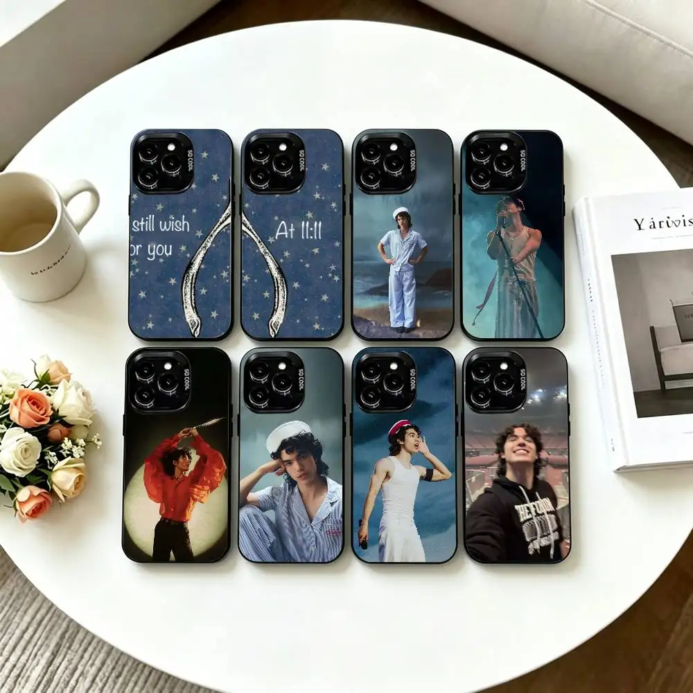 

C-Conan Gray Wishbone Phone Case For iPhone 17,16,15,14,13,12,11 Plus,Pro Max,XS,Colorful Silver Phone case Funda Cover