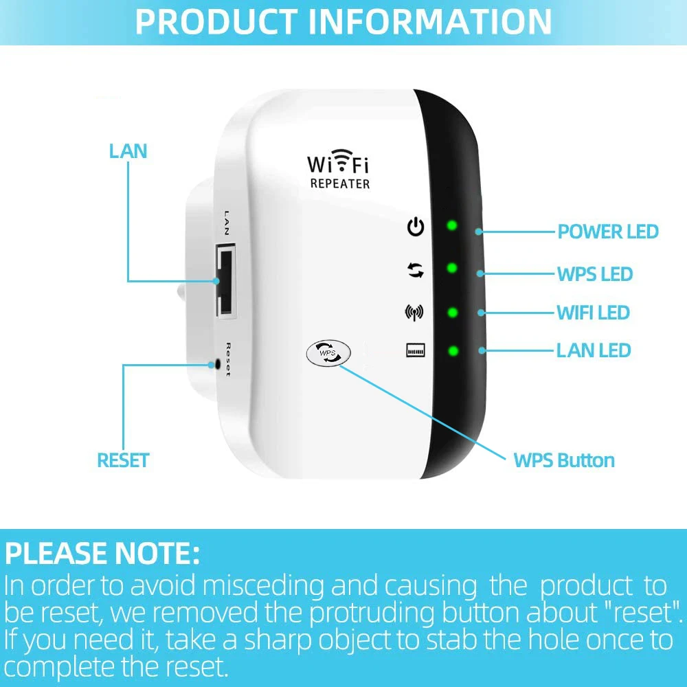 300Mbps Wireless WiFi Repeater WiFi Extender Amplifier Booster Router 802.11N WiFi Repeater Access Point WiFi Signal Amplifier