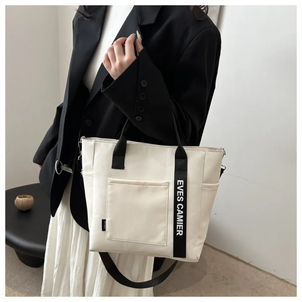 Langlebige Große Kapazität Schultertasche Wasserdichte Canvas Umhängetasche Tragetasche – Detail 11