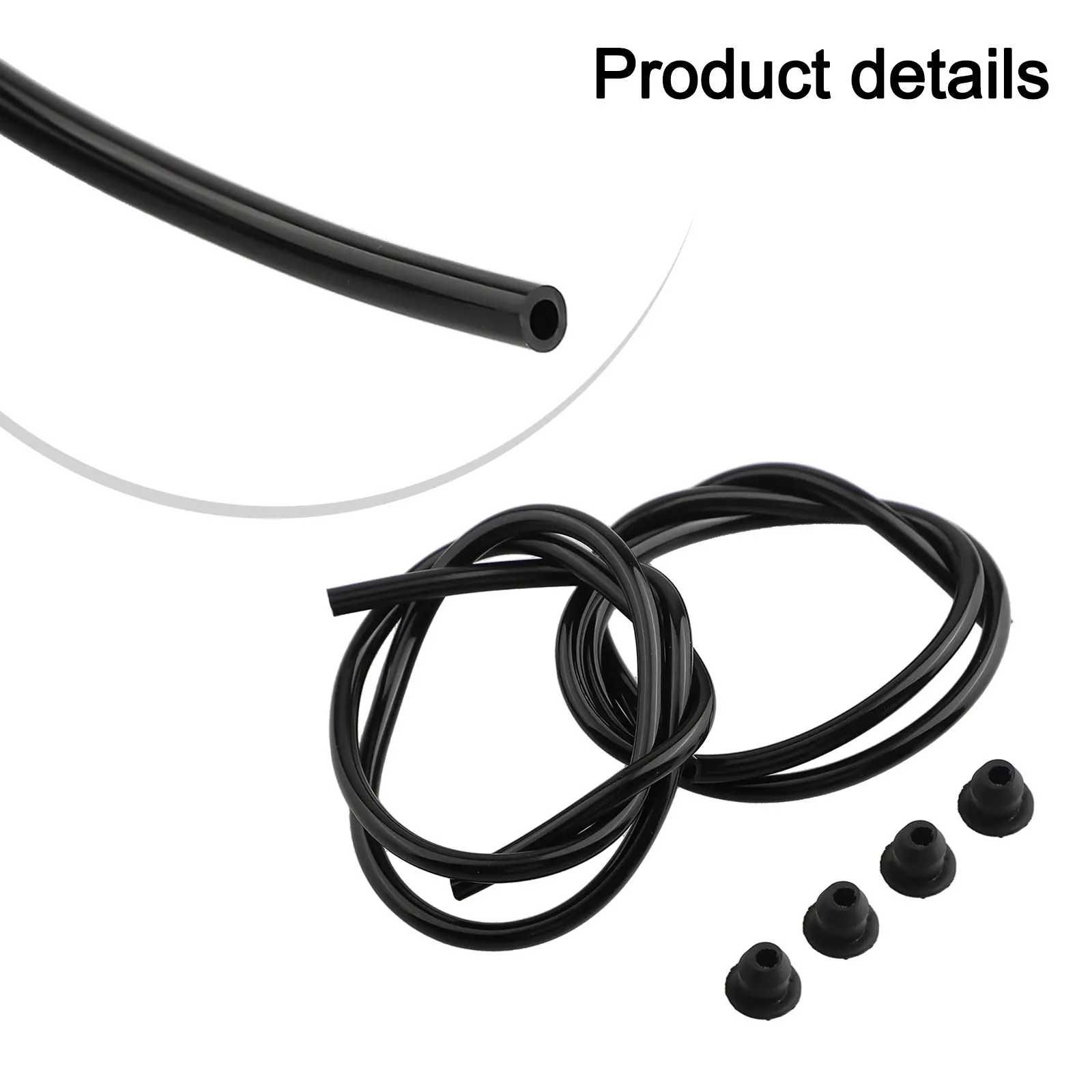 Replacement Fuel Line Tank Grommet Kit for FS80 FS85 KM85 FC75 FS76 FS74 Trimmer Direct Fit Black Rubber Material