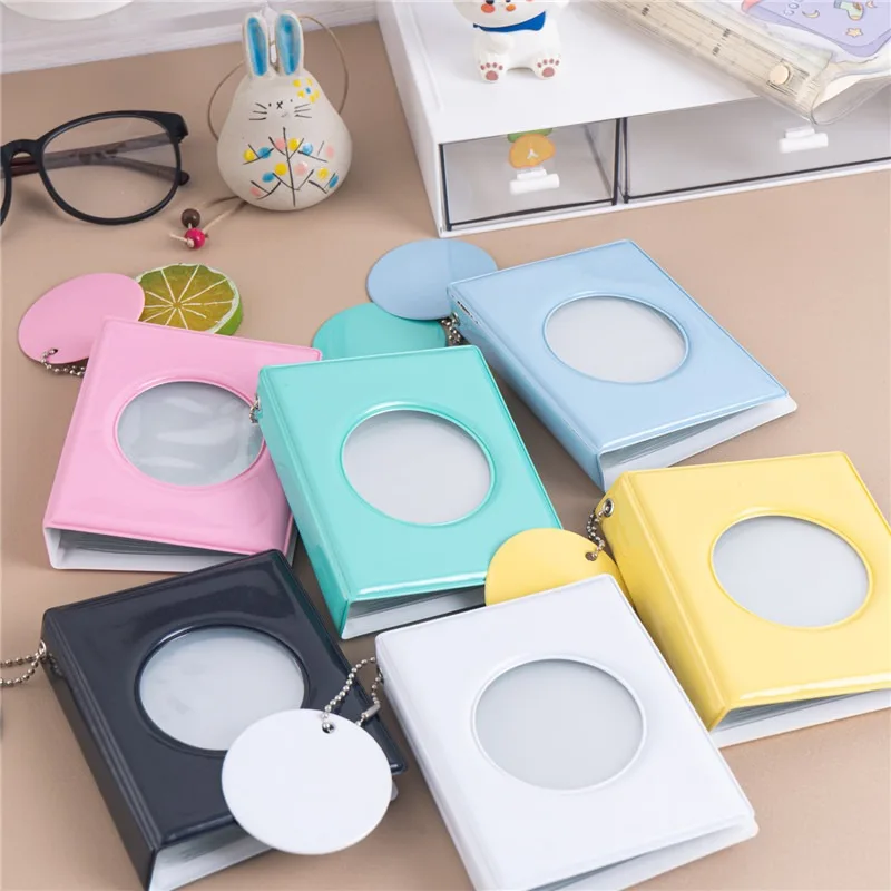 1piece 3 Inch Photocard Holder Hollow Photo Album 32 Pockets Card Binder Mini Idol Pictures Storage Case