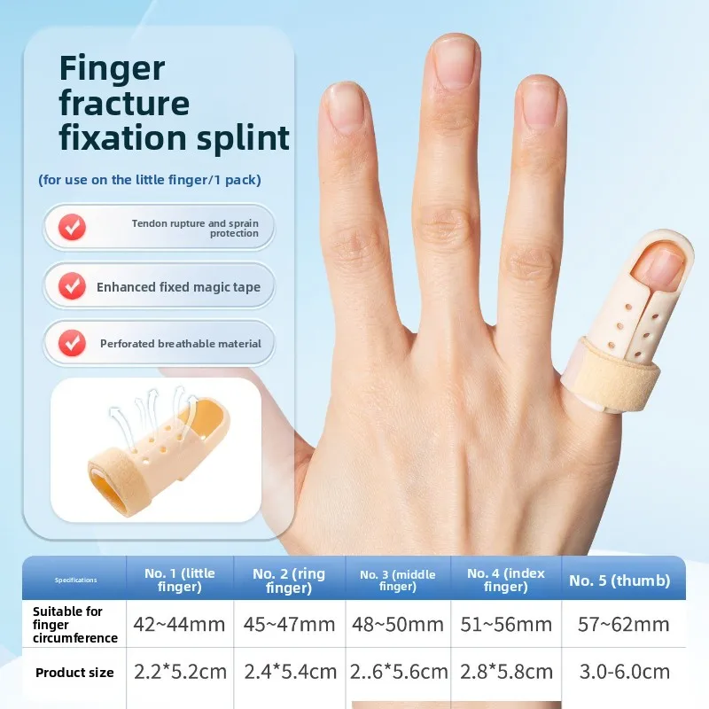 Mallet Finger Recovery Brace 20PCS Adjustable Finger Fix Sleeve Correct Curved Fingers Relieve Tendon and Bone Injury Discomfort