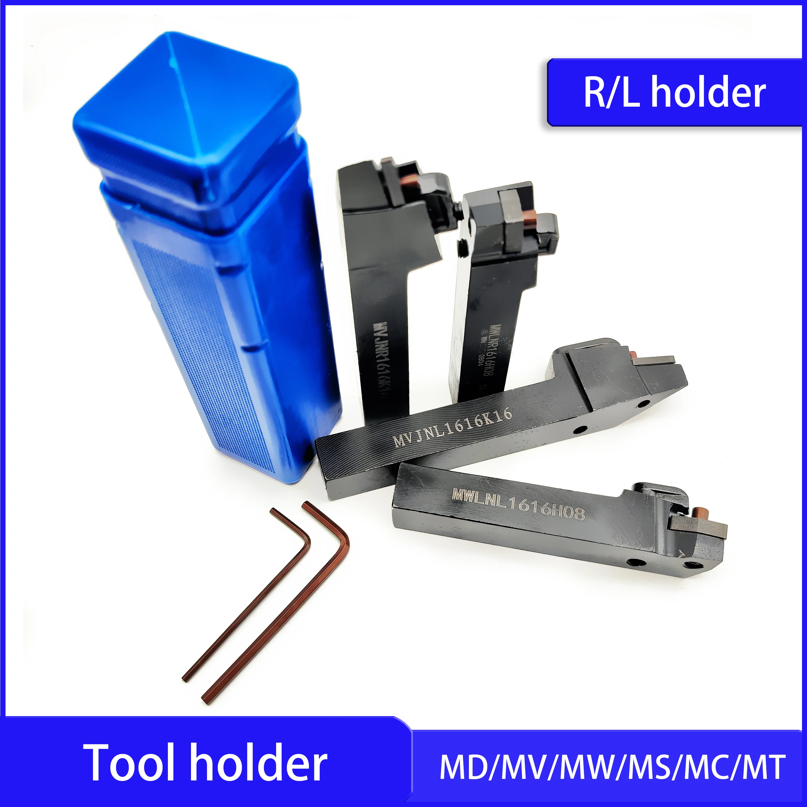 Quality CNC machine tool holder MCLNR, MTJNR, MWLNR, MDJNR, MVJNR right tool lever and left support. For cylindrical machining