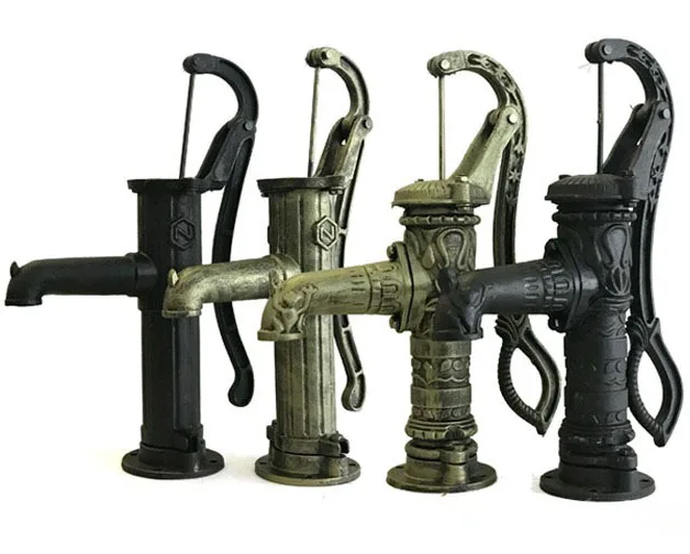 agricultural garden cast iron antique hand  vintage manual water well pump Cast Iron Water Pitcher pump