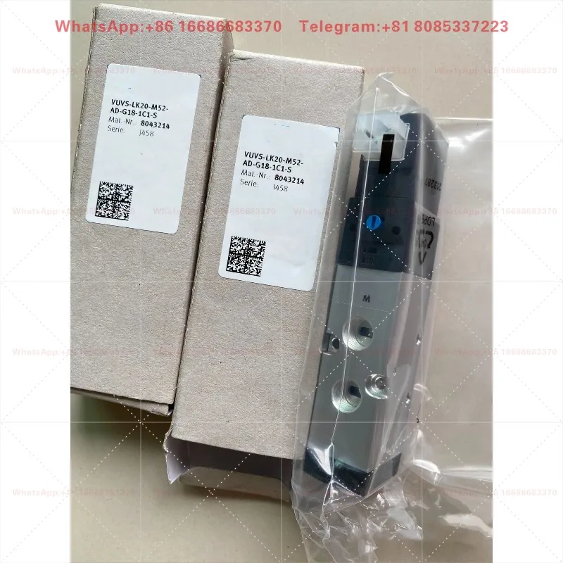 VUVS-LK20-M52-AD-G18-1C1-S 8043214 VUVS-LK20-M52-AD-G18-1C1+GL-S 8060300 Pneumatic Solenoid Valve Industrial Spare Parts