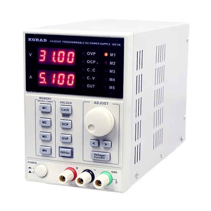 KA3005P Hochpräzises programmierbares Gleichstromnetzteil 30 V 5 A Einstellbares digitales Labornetzteil RS232 USB-Schnittstelle 220 V