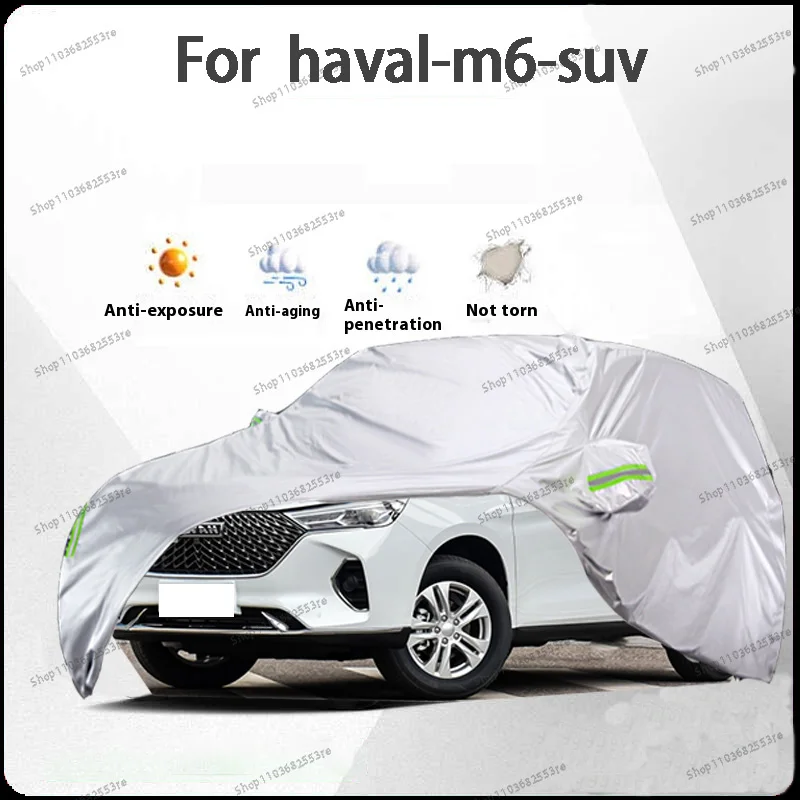 

For Haval M6 Fit Car Cover Waterproof, Dustproof, Sunshade (UV), Snowproof | Silve Full Cover with All-Day Protection