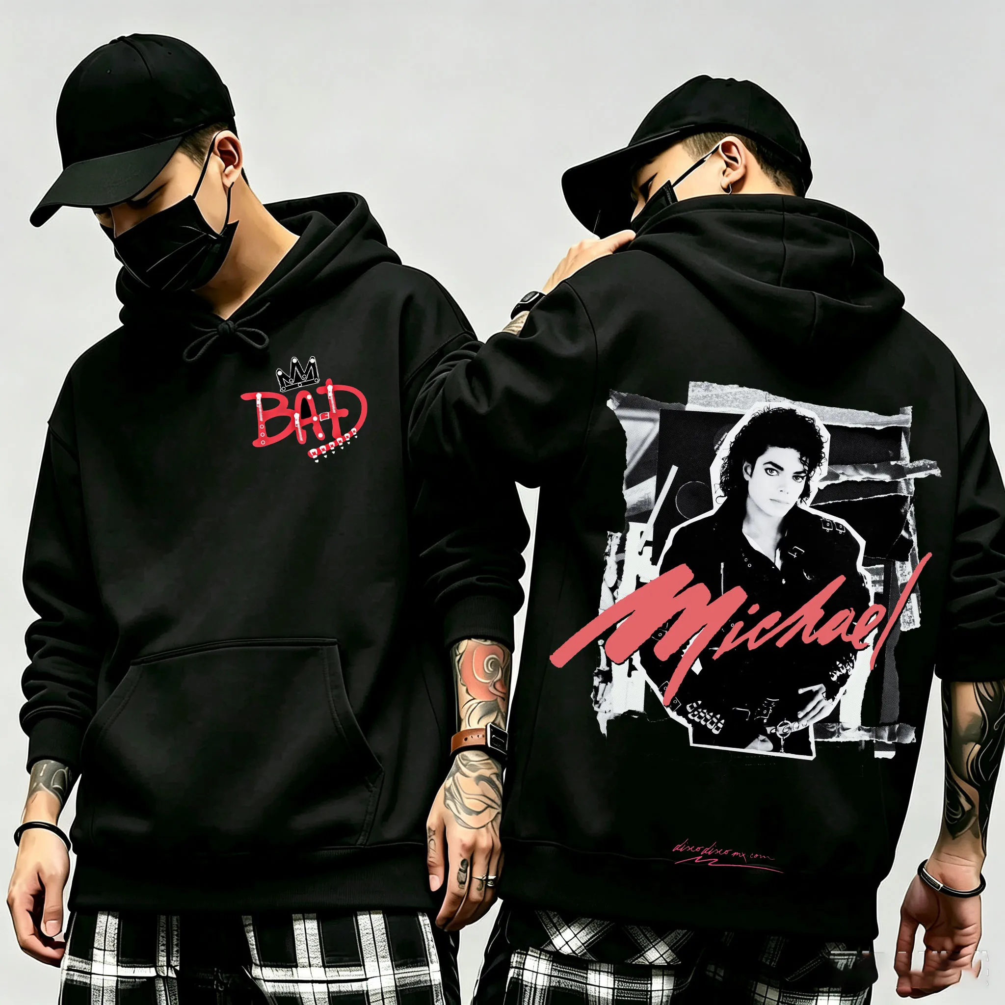 Rock Singer Michael Jackson Merch Hoodies Men Women Fashion Vintage Hooded Sweatshirts High Quality Fleece Oversized Pullovers