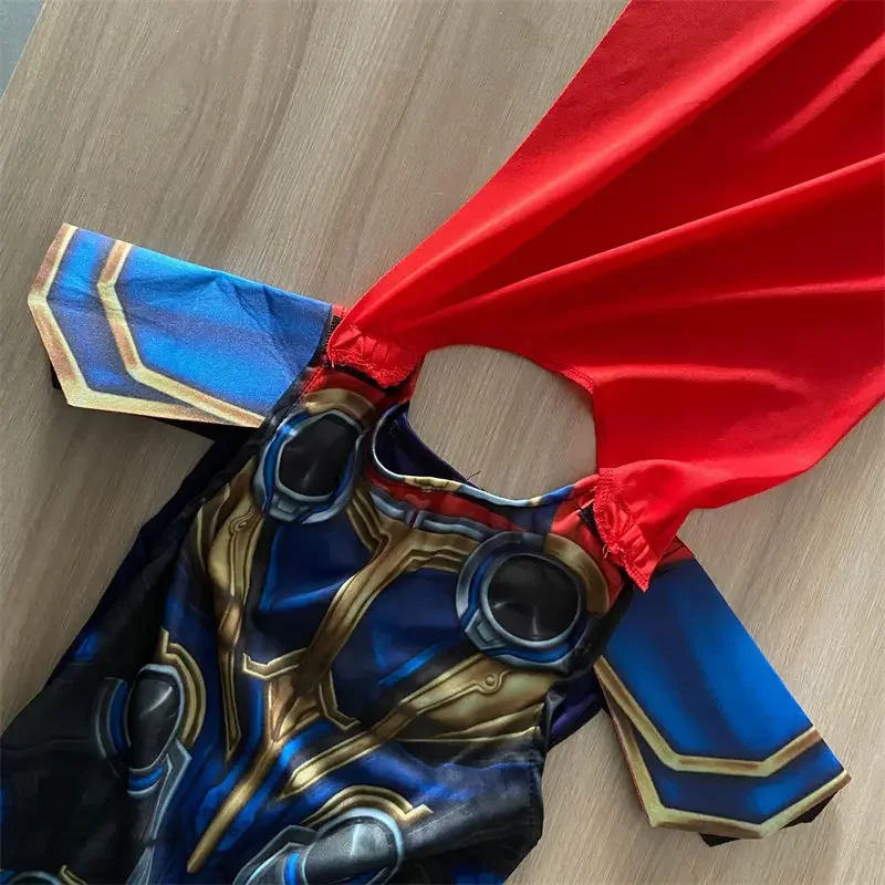 2022 New Cossky Children Kids Thor 4 Love and Thunder Cosplay Costume Boys New Superhero Halloween costume RZ3254