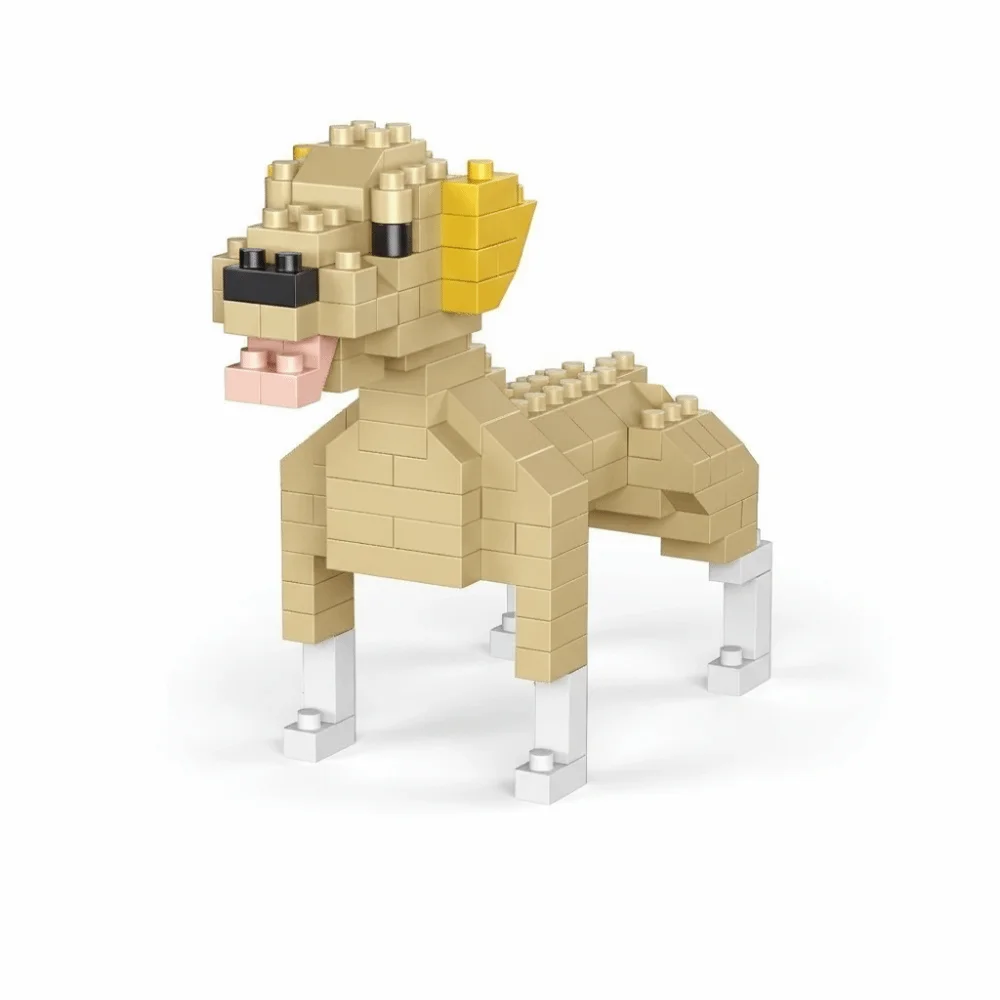 Animal Series Dachshund Building Blocks Detailed Design Mini Size Cat Building Blocks Lifelike Appearance