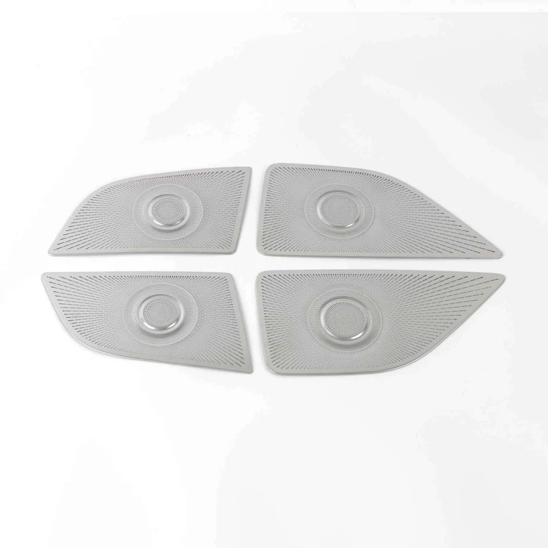 For VW Scirocco R 2015-2021 Stainless Steel Car Door Audio Speaker Cover Loudspeaker Pad Trim Frame Sticker Interior Accessories