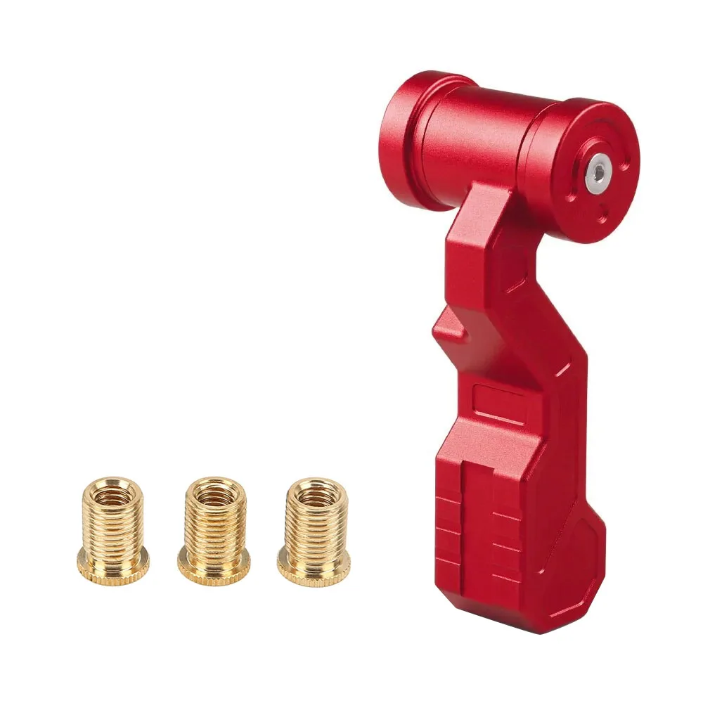 Universal Aluminum Aircraft Joystick Gear Shift Knob Ergonomic Shift Lever Head 12/16cm M8 M10 M12
