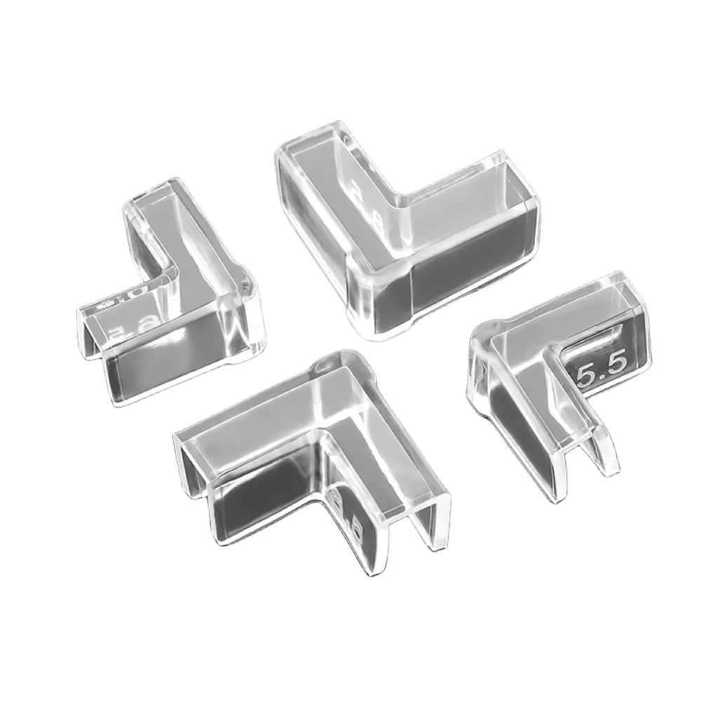 4 Teile/satz Silikon Transparent Anti-kollision Aquarium Ecke Protector Klebstoff Kostenloser Schutzhülle Aquarium Zubehör