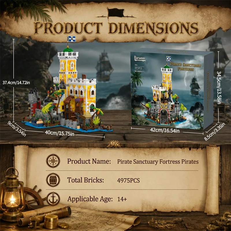Pirate Harbour Castle Building Set — product detail 4