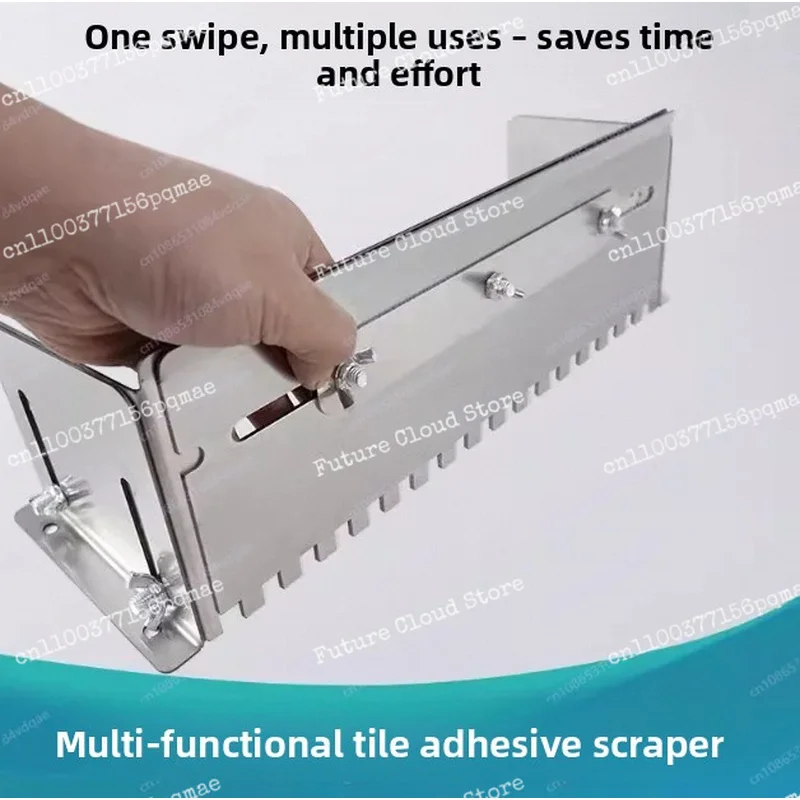800 Square Tooth Stainless Steel Thin Sticker Serrated Plate, Tile Plastering and Grooving Device Artifact800 Square Tooth Stain