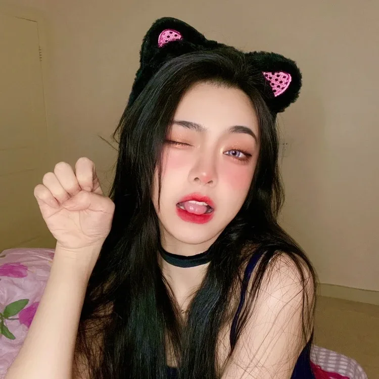 Simpatico copricapo Lolita Cosplay Anime Cat Fox Ear Copricapo Costumi per feste di Halloween Accessori Fascia per capelli Kawaii Regali di Natale