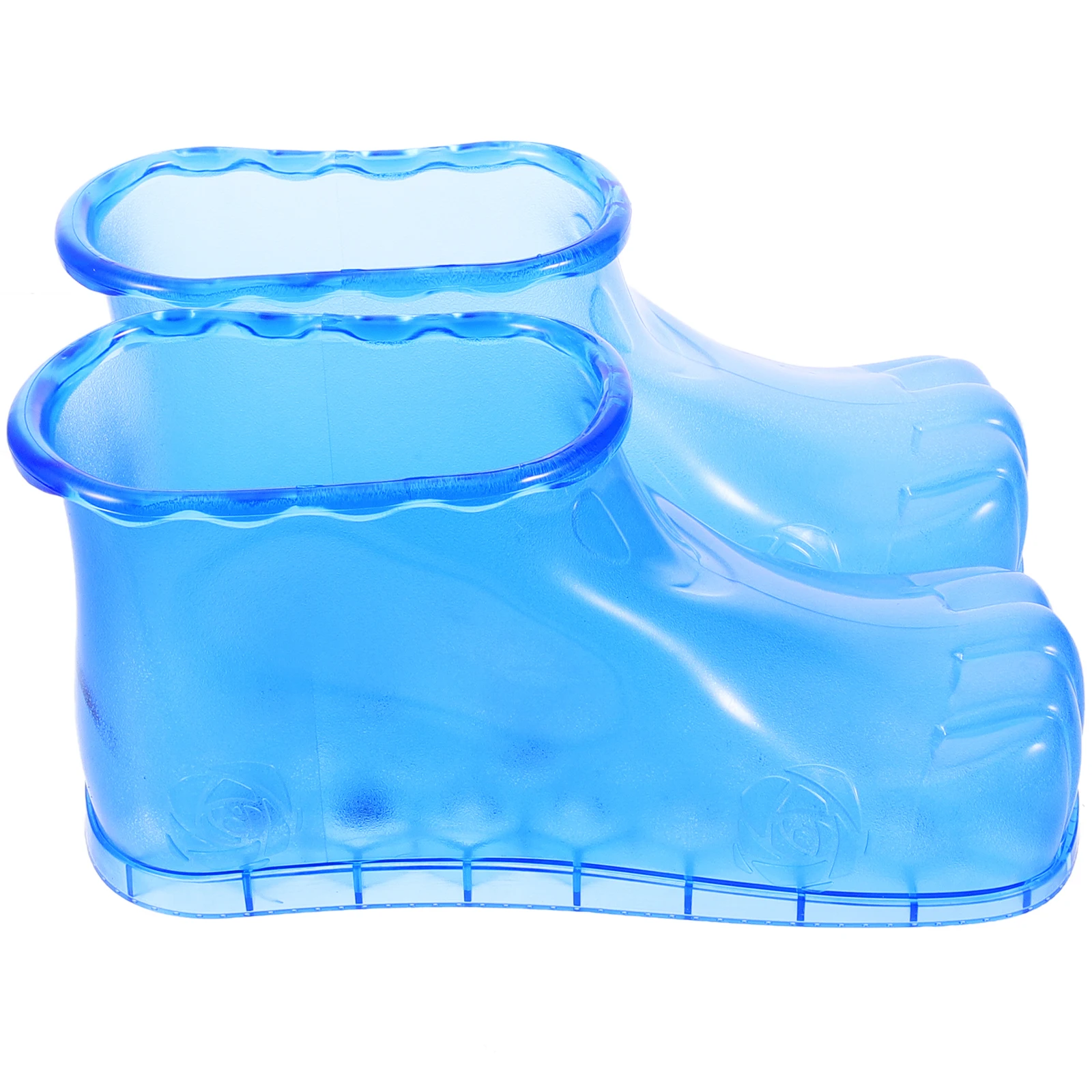 

Foot Bath Shoes Tall Barrel Soaker Spa Bucket Pedicure Massage Anti-Slip Sole Large Capacity Foot Soaking Tub Safe Durable