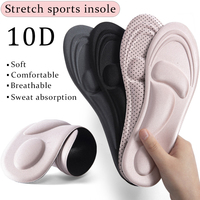 Soft Stretch Sports Insoles Orthopedic Feet Care Pad Breathable Running Cushion Men Women Memory Foam Sneakers Arch Shoes Insert