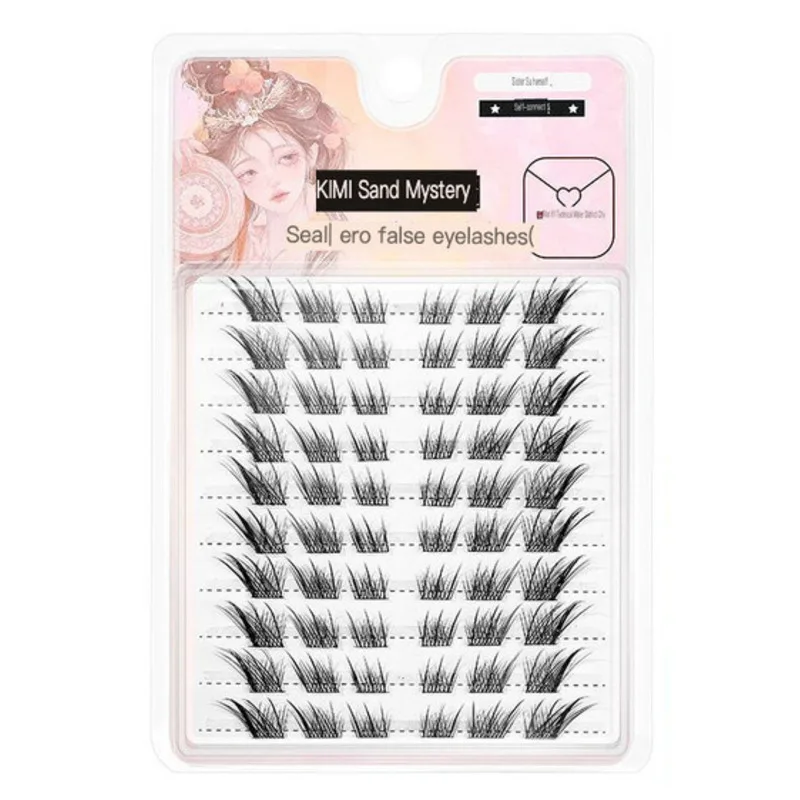Fox-themed Su Daji False Eyelashes, Eyelash Segmentation Comic, Natural And Realistic Single Cluster Of Eyelashes